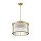 Z-Lite Carnaby Pendant, 5-Light, 18.25 In.W x 11.25 In.H, Modern Gold/Clear Ribbed 7504P18-MGLD - alternate 8